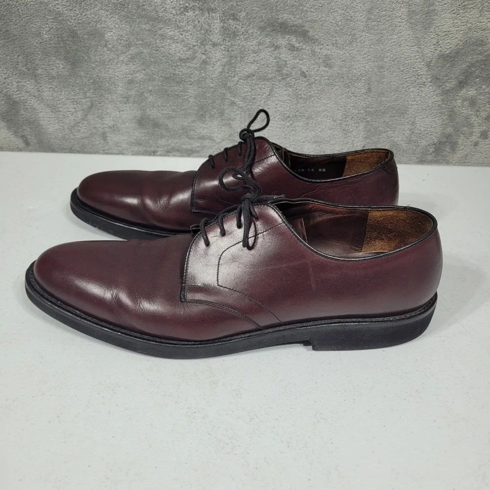 E.T. Wright Oxford Shoes Mens 14 AA Leather Vibram Gumlite 60078A